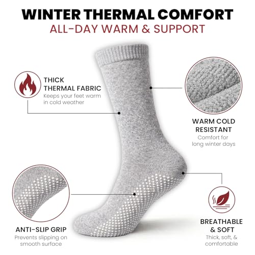 Image of Yacht & Smith Mens and Womens Thermal Winter Socks, Warm Cold Resistant Bulk Pack