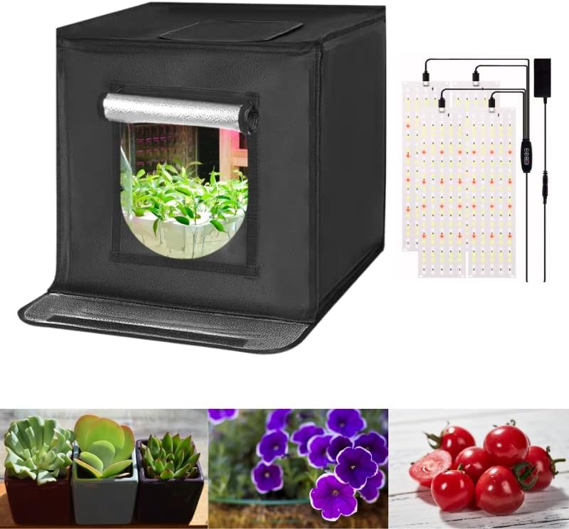 Foldable Exposure Unit | Screen Printing, Cyanotype, 3D Printing Resin Crafts, Shoe Yellowing Removal, UV Glue Curing, 16x16x16 in (100W Portable Exposure Unit)