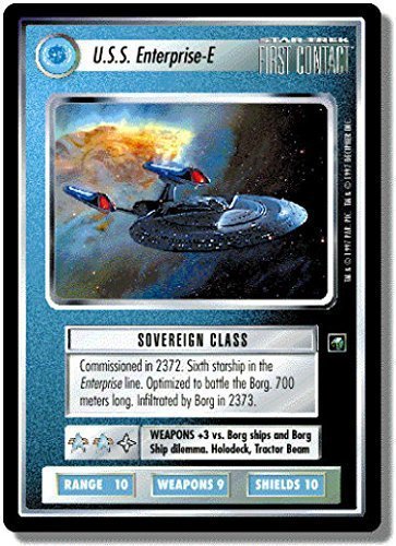 Decipher Star Trek CCG 1E FC First Contact USS Enterprise -E 127R