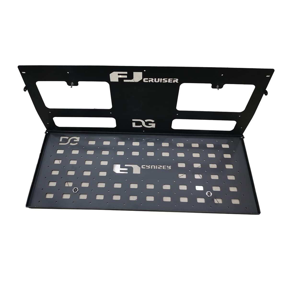 Desert Gears Alumunium Rear Tailgate Table for FJ Cruiser 2007+ | Heavy-Duty Rear Door Protection | Multifunctional Car Cargo Storage Solution