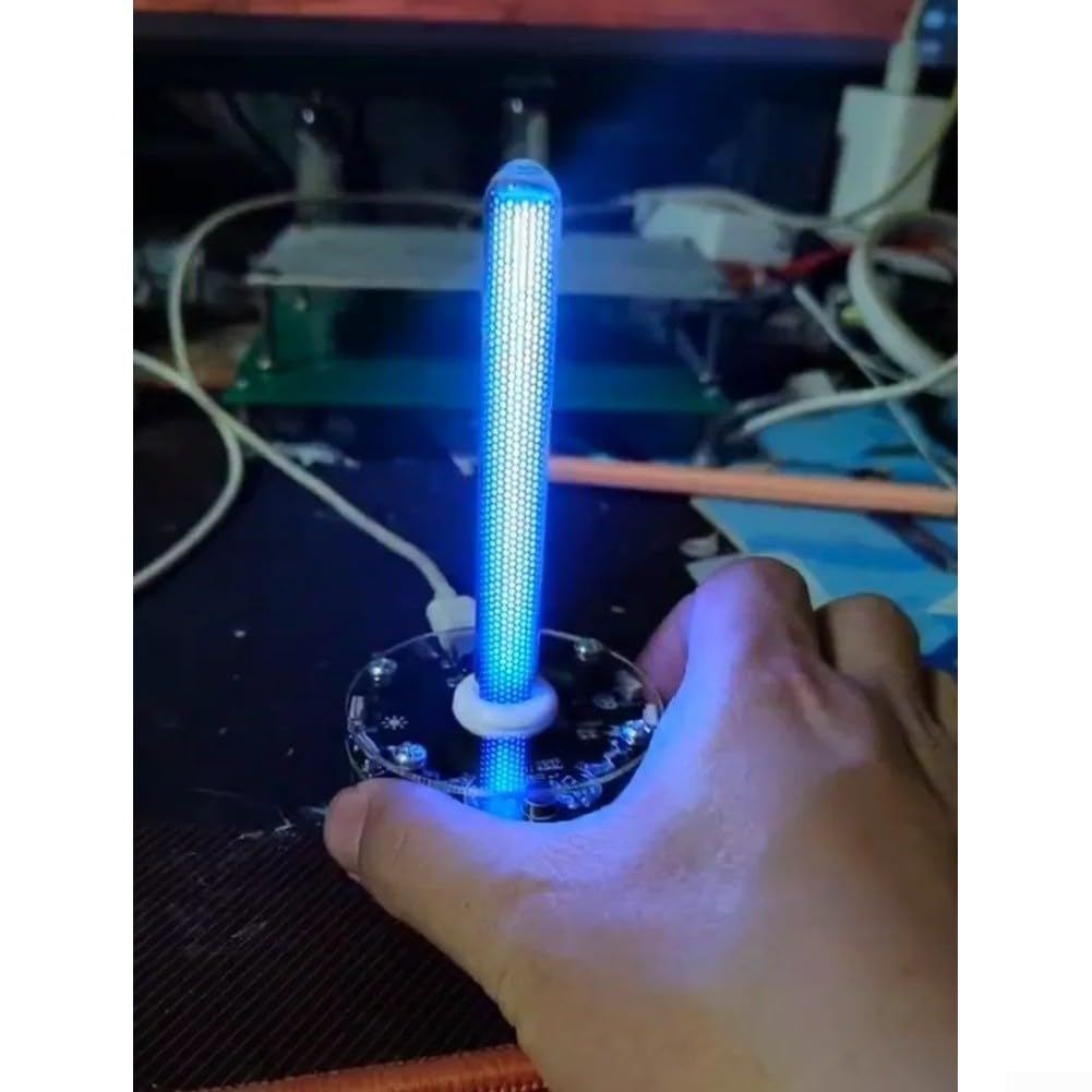 Audio Visualizer Lampada LED Sound Attivato 26 Effetti di Luce RGB USB Desktop per Decorazione Gaming Room 6x12cm