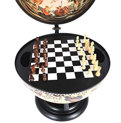 Old Modern Handicrafts Globe With Chess Holder, 13-Inch, White #TOP3