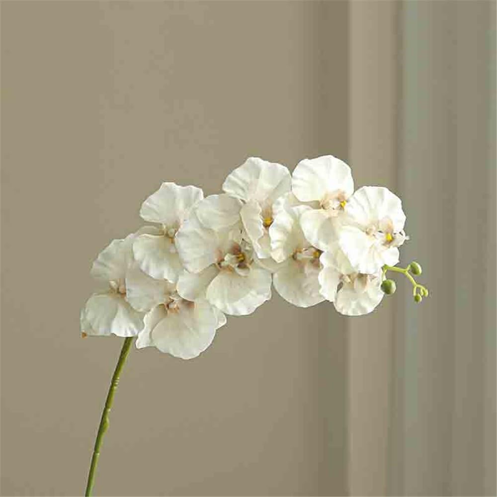 Party Einzelne Phalaenopsis-Simulationsblumen Gefälschte Blumen Wohnzimmeranordnung Dekorative Garten