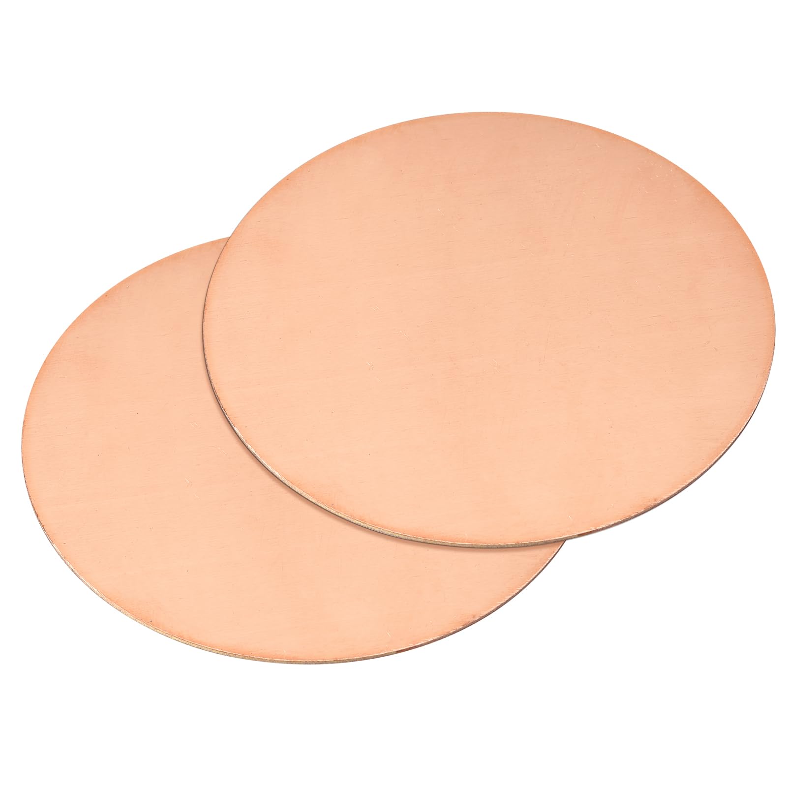 uxcell Pure Copper Sheet, 4 5/16" x 0.04" 18 Gauge T2 Copper Metal Round Plate for Crafts, Electrical Repairs-picture-30