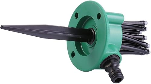 Miniatura 7 de Aspersor de jardín, 2 piezas, rociador de césped de cabeza de fideo, sistema de riego de pulverización de agua ajustable para jardín, patio, césped,