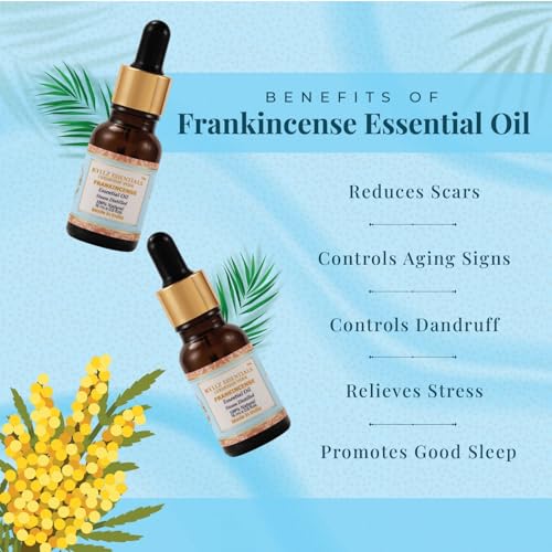 Image of RYLLZ ESSENTIALS Frankincense Essential Oil | Boswellia Genus | 100% Pure & Natural | Undiluted & Steam Distilled | 15ml