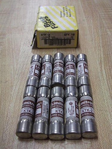Bussmann KTK-2 Limitron Fuse 2 AMP KTK2 (Pack of 10)