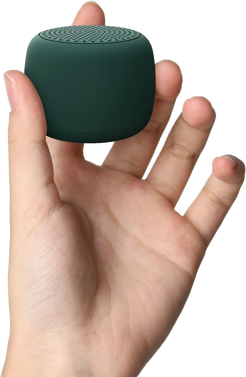 Babelio White Noise Sound Machine for Adults Kids Baby, Mini, 15 Non-looping Sounds, Timer, Memory Function, Easy to Pocket and Travel Green Green Pocket Mini
