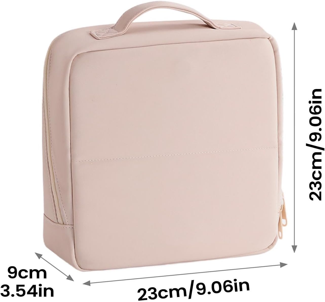 Makeup Bag, Stand Up Cosmetic Organizers with Magnetic Closure Pouches image 2