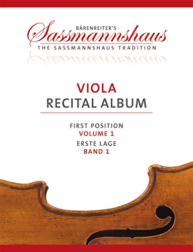 Viola Recital Album Volume 1: 9 Recital Pieces in First Position for Viola and Piano or Two Violas