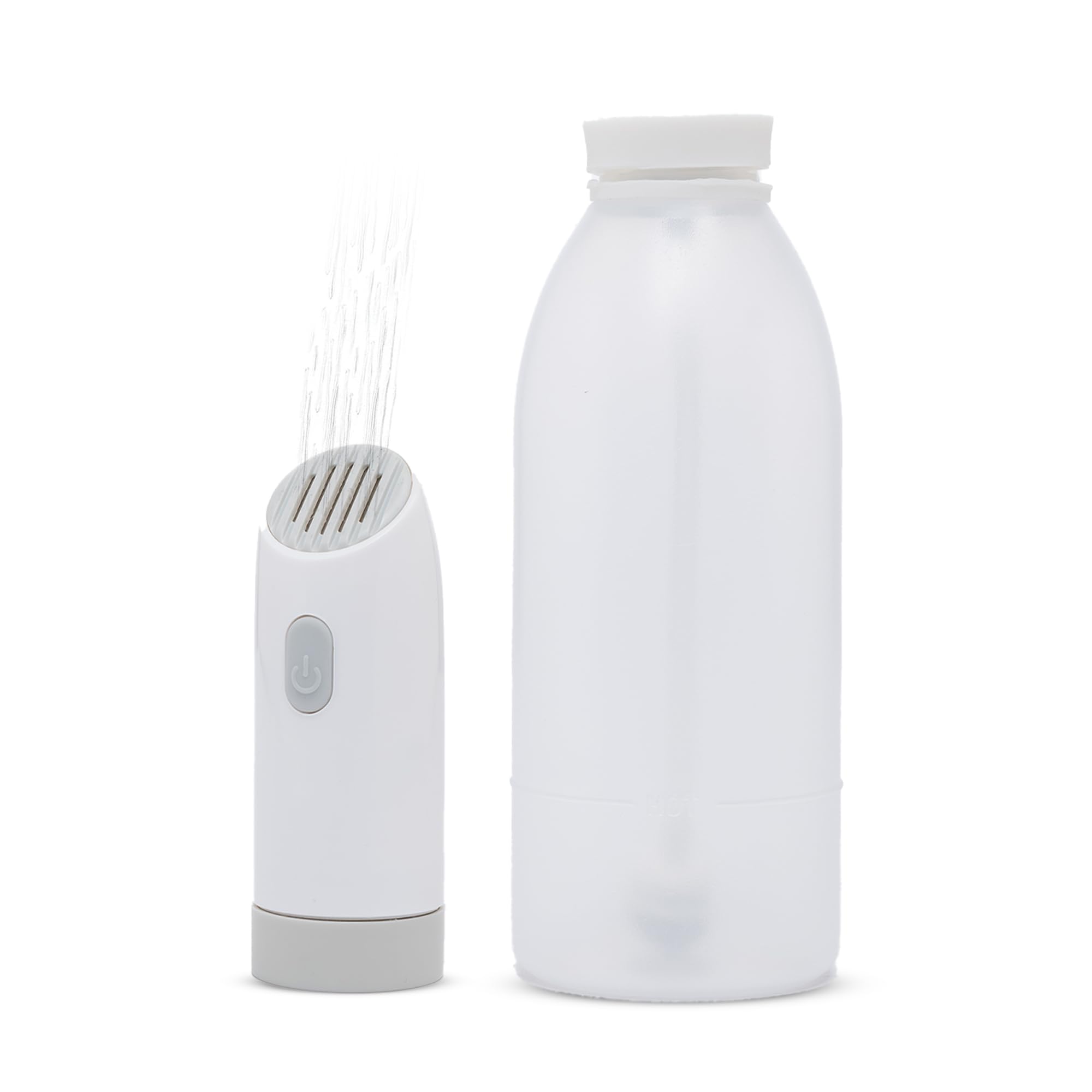Feelon Portable Rechargeable Bidet Jet Spray, 400ml Bottle, 4 Interchangeable Nozzles, IPX7 Waterproof, for Travel, Postpartum and Baby Care