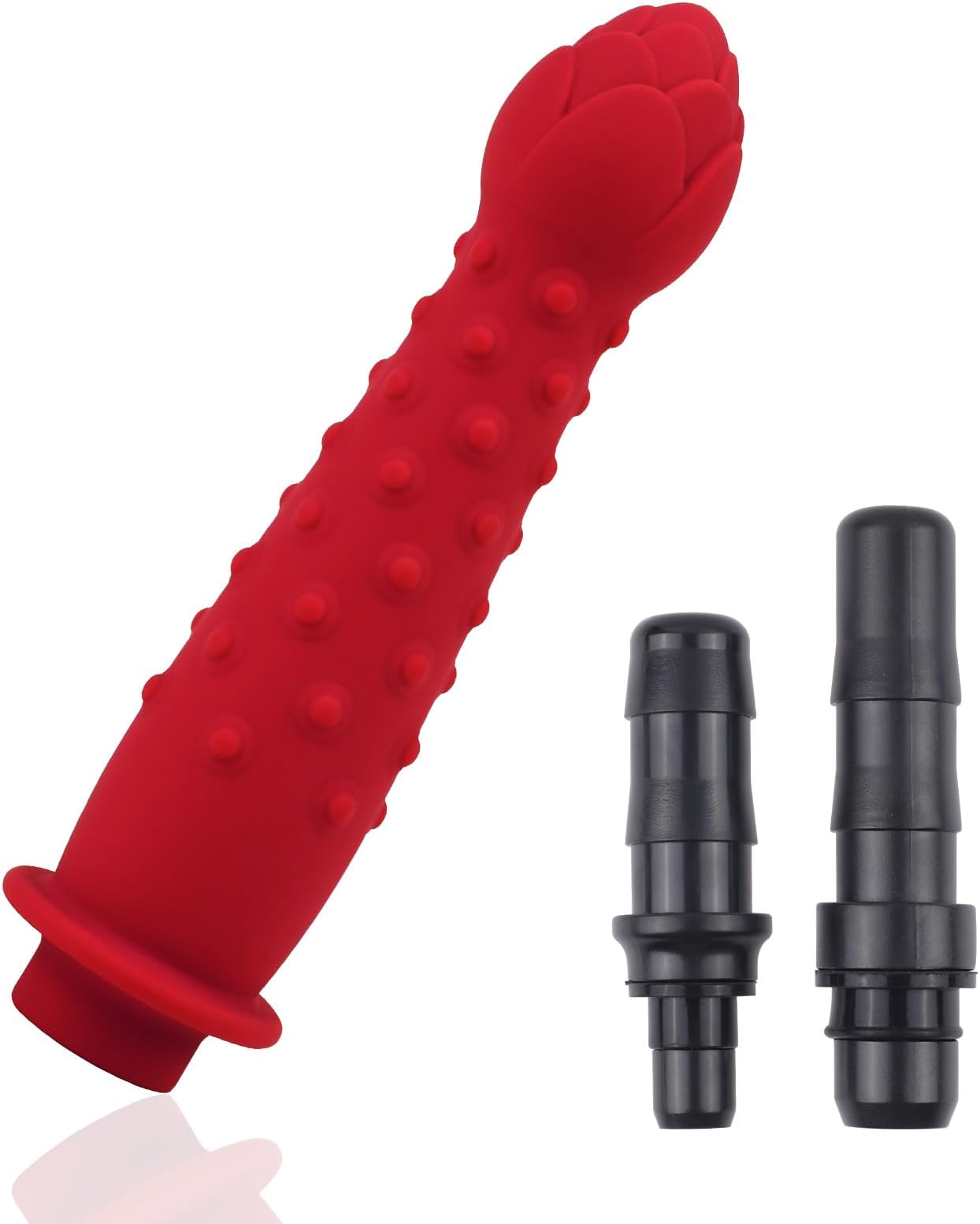 Massage Gun Attachments Massage Gun Accessories with Deep Tissue Massager Heads, Red