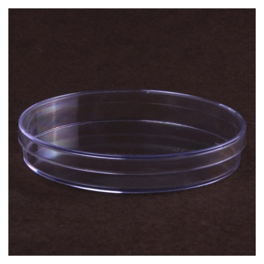 Vetreria da laboratorio 10 pezzi/lotto di piatti di plastica monouso da 90 mm con coperchio in PS