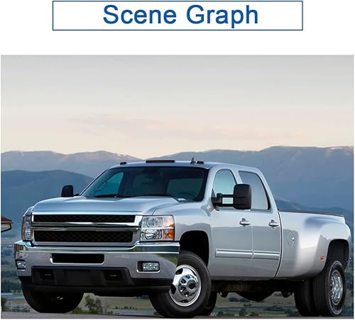 Miniatura 9 de JZSUPER Espejos de remolque aptos para Chevy Silverado 1500 2500 3500 GMC Sierra Suburban Yukon Tahoe 2007-2014 con luz de señal de flecha calentada