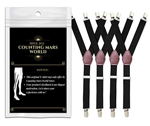 Hemdhalter Stay Gent 2 Paar (4 Stück) Y-Style für Herren