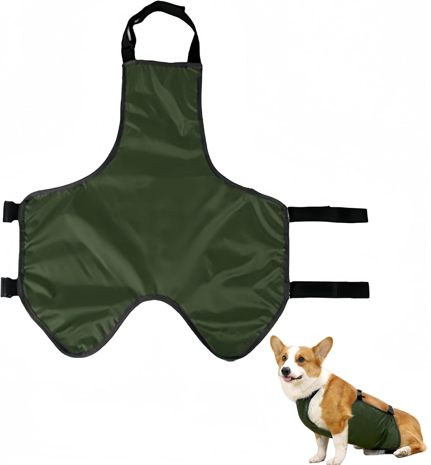Gilet Rafraîchissant pour Chiens, Bavoir pour Chiens, Gilet chaud pour le Ventre d'animal de compagnie, Protection du Ventre du Chien, Bandeau pour le Ventre du Chien, Pet Belly Cover Transpiring