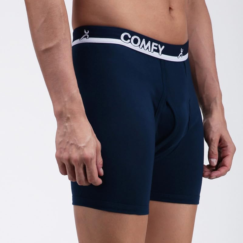 Image of Amul Comfy Men's Trunk Underwear | Soft Outer Elastic | Soft Waistband | Breathable Comfortable Innerwear | Pack of 10 | Color May Vary