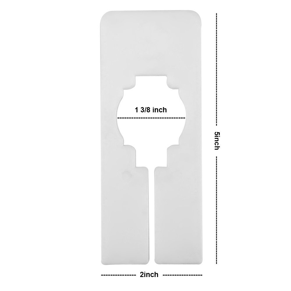 Only Hangers Clothing Rack Blank Rectangular Dividers - 10 Blank Rectangular Size Dividers