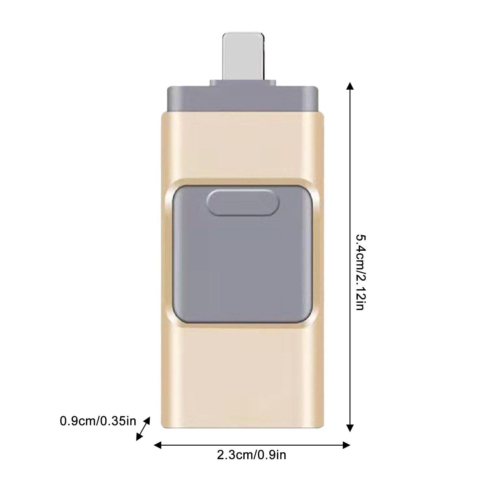 Telefon-Backup-Laufwerk, Backup-Stick für Computer | Fotospeicher-Flash-Laufwerk,Wiederverwendbares Metall-Design-Dokument-Informations-Backup-Laufwerk für Handy, Laptop