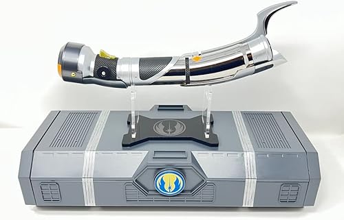 Galaxy's Edge Star Wars Count Dooku Legacy - Paquete de empuñadura de sable de luz con emblema grabado personalizado