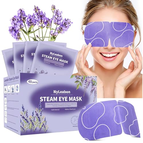 Masques à vapeur yeux chauffants pour le sommeil et stress