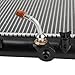 PHILTOP Automotive Replacement Engine Radiator for 2005-2010 Odyssey Transmission Oil Cooler Included