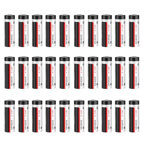 MEELER 30 PCS A Size 3.6V 4000mAh ER18505 Lithium Battery Non Rechargeable