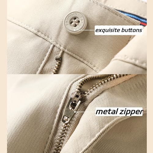 Caracomfy Mens Pants, Mens Stretch Slacks with Expandable Waistband,Business Casual Pants for Men4