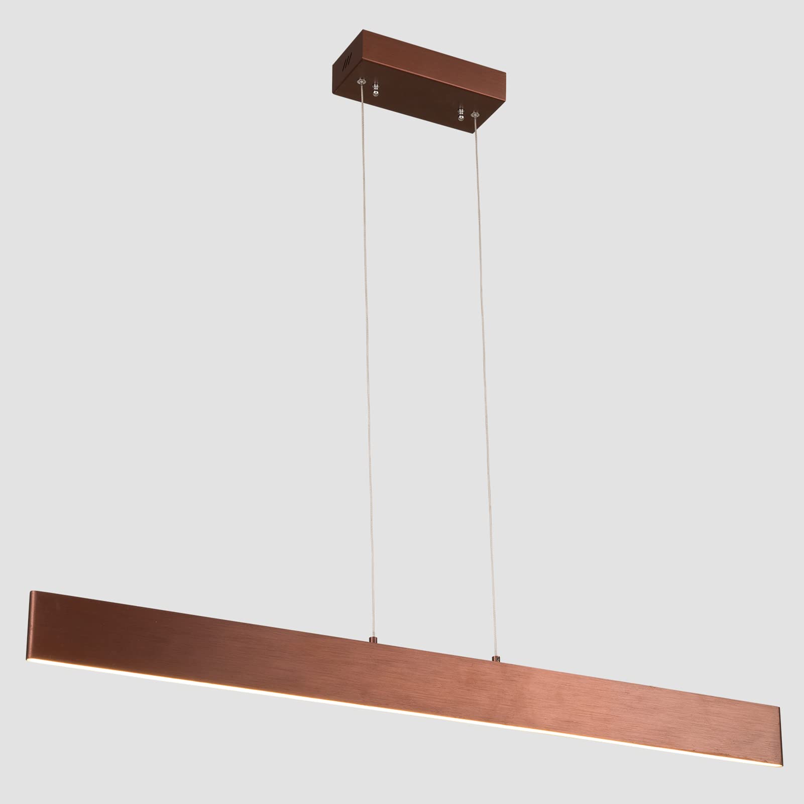 Lampadario Moderno e Semplice, Lampada a Sospensione a LED, luci a Linea Creativa nordica, Lampada a Sospensione Personalizzata con Finitura Spazzolata per Sala da Pranzo, Lampada da soffitt