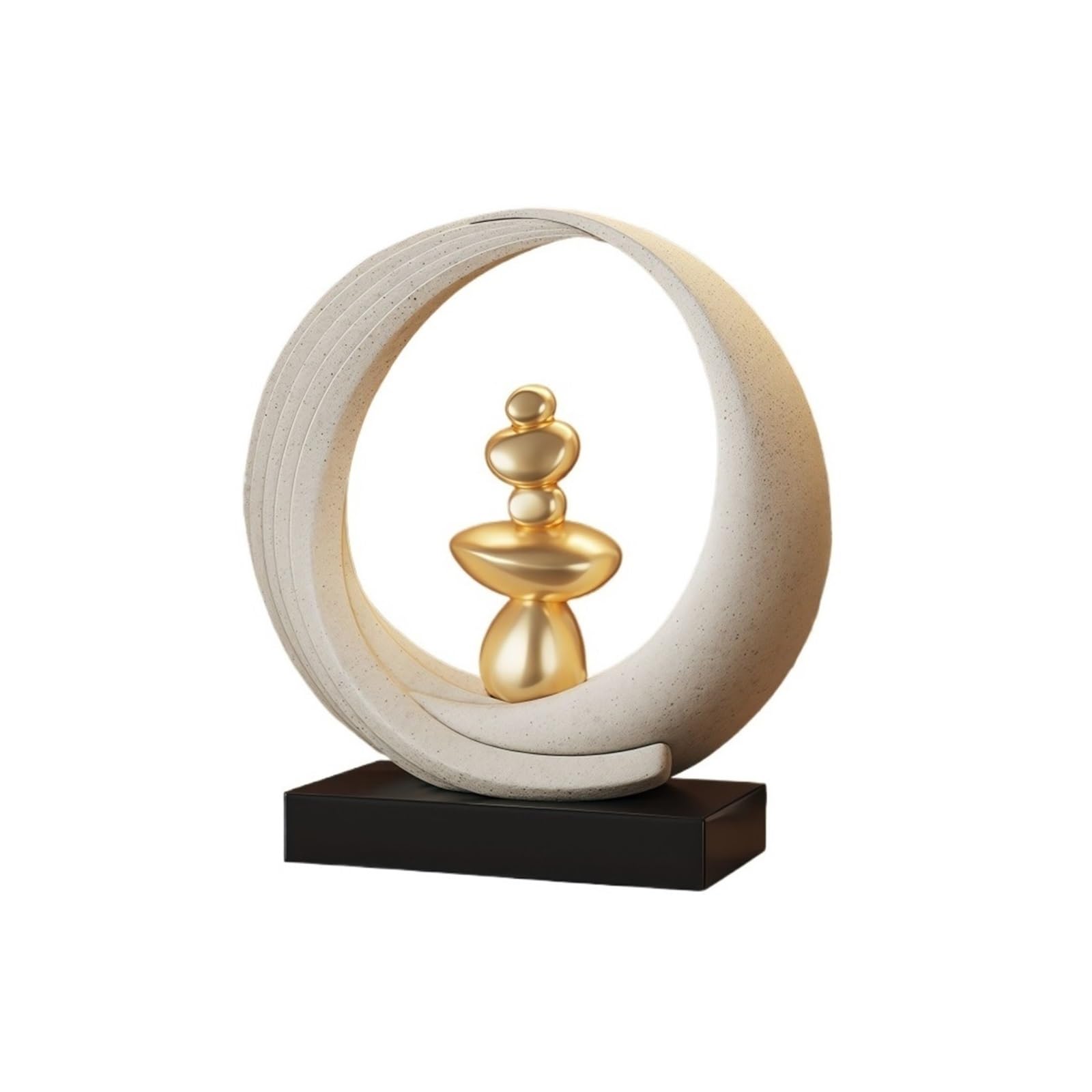 AILIUXIAOYAN Home Hecor Exquisite Decorative Ornaments Luxurious Desktop Sculptures for The Study, Resin.