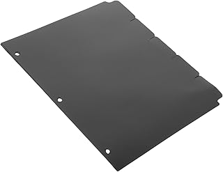 AOKWAWALIY 5 Folhas Fichários Clipes De Etiqueta Etiquetas Fichário Divisor Fichário Protetor De Papel Divisores De Aba Para 3 Anéis Fichário Divisores De Plástico Para Fichário Divisores De