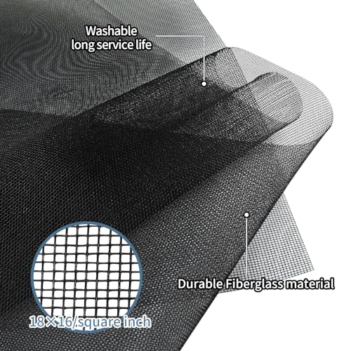Yoochee Window Screen Replacement - Diy Custom Adjustable Fiberglass Screen Mesh - Durable Screen Roll For Windows Doors And Patio Screen thumb #2