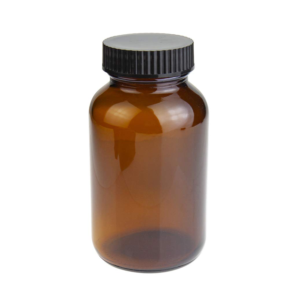 ALWSCI Botella de vidrio de boca ancha, paquete de 24