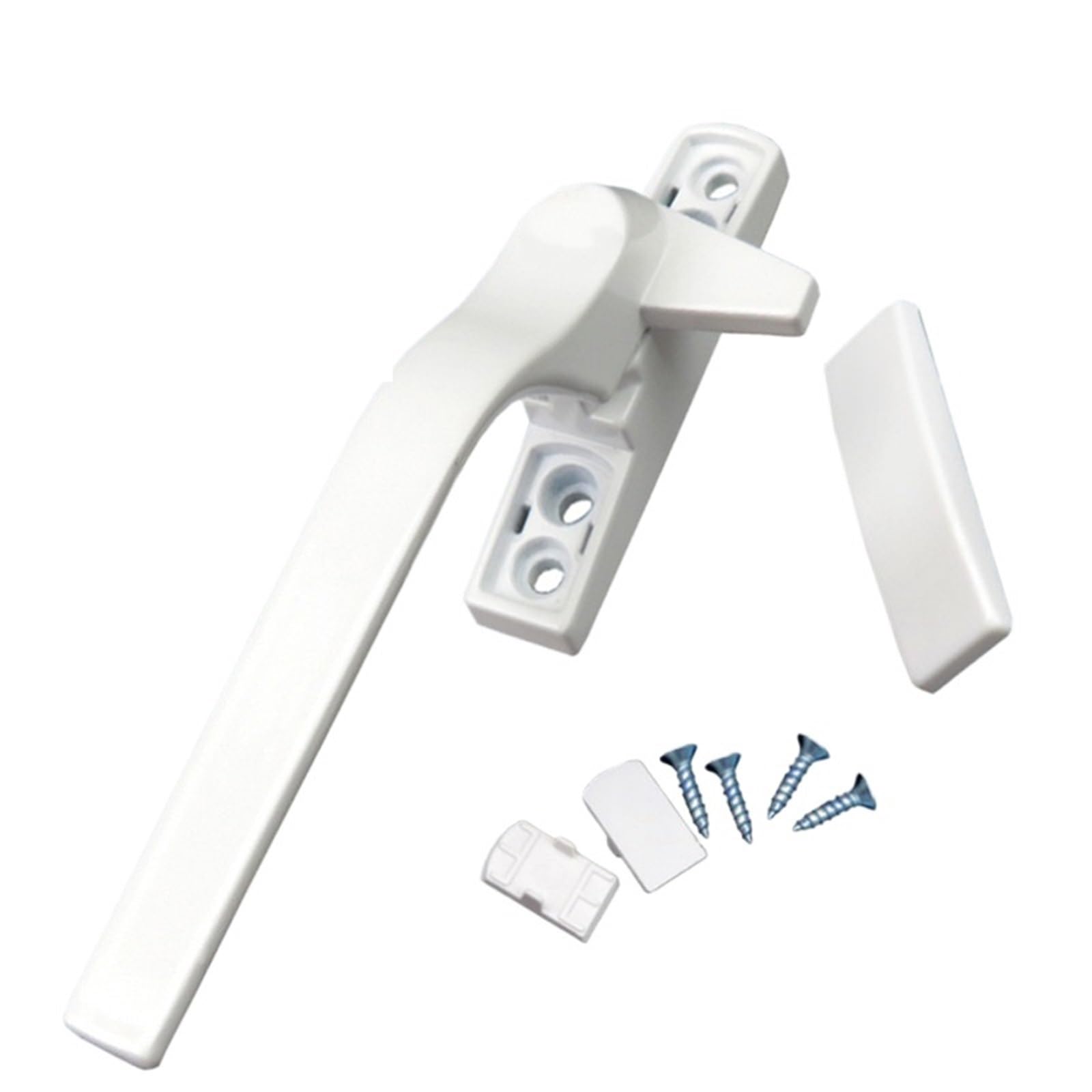 PVC Window Handles, Aluminum Alloy Casement Handle Lock Buckle 120mm 4mm 2pc(Right X2)
