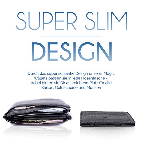 Mini-Geldbörse Travando Magic Wallet mit Münzfach Vegas