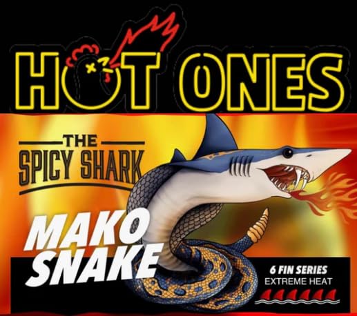 Amazon.com : The Spicy Shark Mako Snake Hot Sauce - Featured on