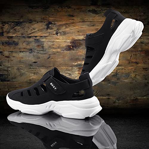 Image of BXXY Men's Casual Roman Sandals with Light Weight Eva Sole and Suede Upper Material.