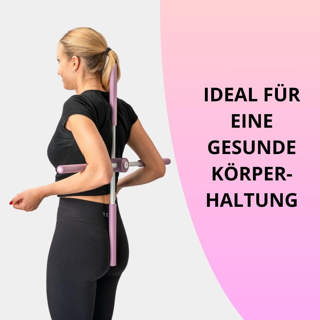 Winch Yoga Stick: Haltungskorrektur, Mobilitätstraining. Effektive Unterstützung für oberen/untereren Rücken, Schulter & Nacken. Schmerzlinderung, Yoga-Zubehör.