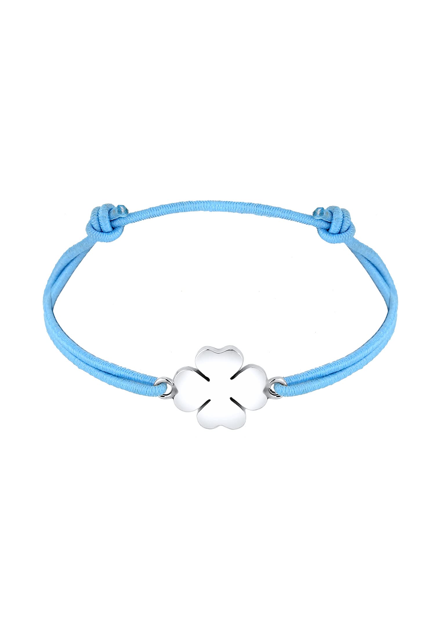 Elli Women Cloverleaf Luck Talisman 925 Sterling Silver Bracelet of Length 16cm