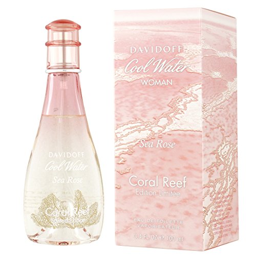 Cool Water Sea Rose Coral Reef by Davidoff Eau De Toilette Spray (Limited Edition) 3.4 oz for Women