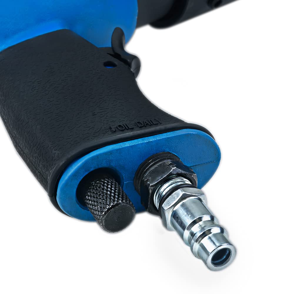 Monzana Persluchtslang Haspel Nagelpistool Blauw Z