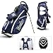 Team Golf MLB New York Yankees Fairway Golf Stand Bag, Lightweight, 14-way Top, Spring Action Stand, Insulated Cooler Pocket, Padded Strap, Umbrella Holder & Removable Rain Hood
