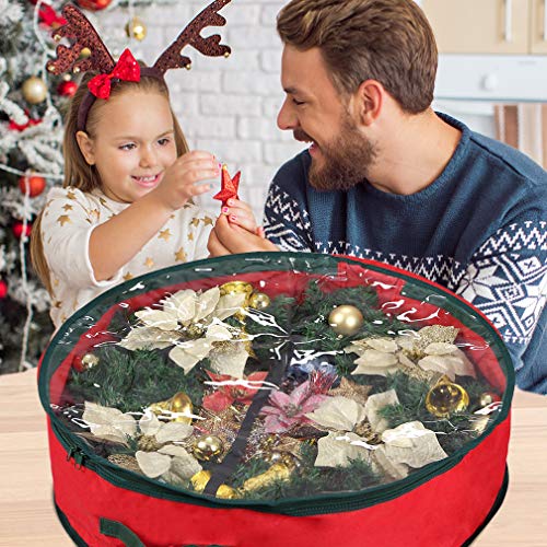 image for Primode Christmas Wreath Storage Bag 30