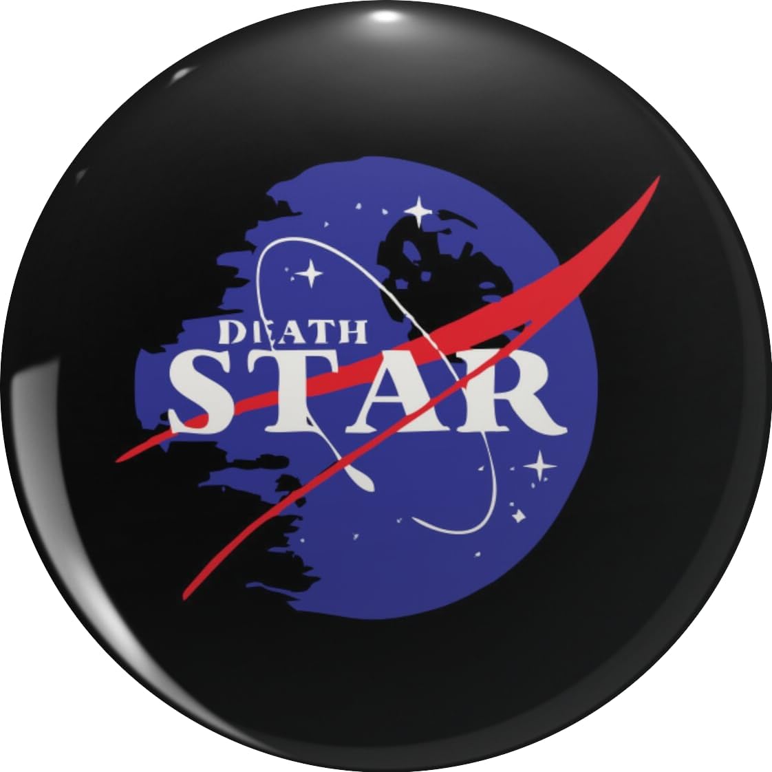 Space Station Battle Sphere Design - Sci-Fi Movie Fan Gift - Lapel Pin Brooch Badge for Backpack Hat Jacket | Unique Novelty Gift Idea 0.75"