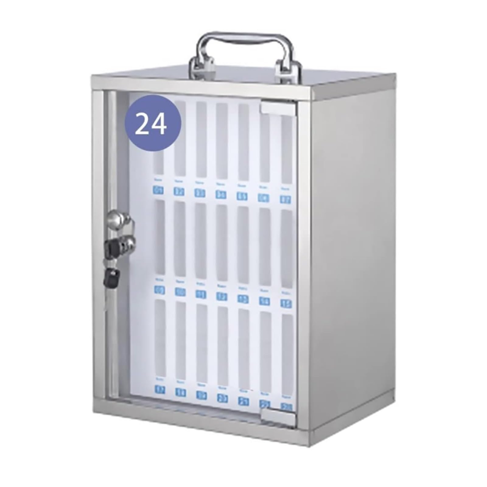 Caja de seguridad portátil para teléfono celular para el aula y organizador de móviles seguro