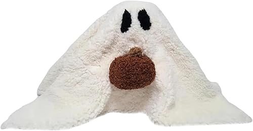 Shakven Nueva almohada de calabaza Gus The Ghost 2023 Almohada Gus The Ghost 2023, Gus The Halloween Ghost Plush para decoración de Halloween,