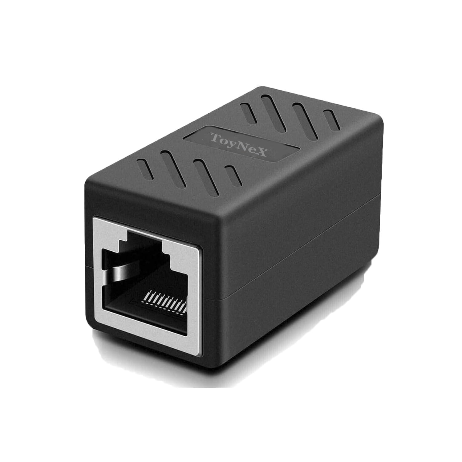 RJ45 Coupler Ethernet Extender Connector Inline Coupler Cat7 Cat6 Cat5e Ethernet Cable Adapter Female to Female for Laptop, Projector, Computer. (Black) (Pack of 1)-image-17