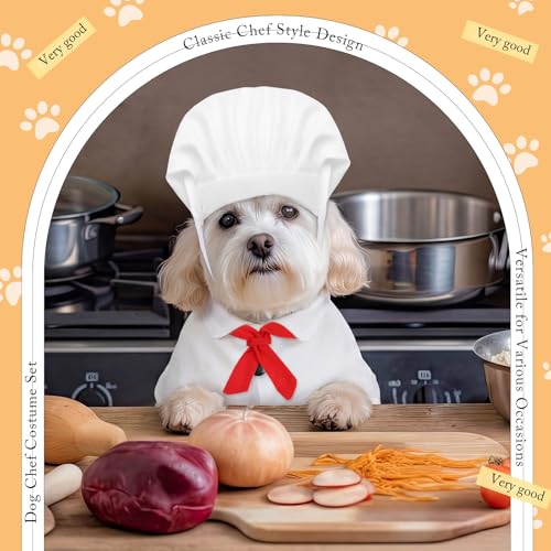 Disfraz Chef para Perro Pequeño Abbylike miniatura 3