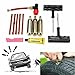 CO2 Tyre Tire Inflator Puncture Tubeless Repair Tools Kit Motorcycle，ATV, Bike