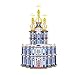 T-Club Casse-tête 3D en Bois Kits Cathédrale de Smolny modèles Adultes Jouet d'Assemblage Bricolage Maquette d'Architecture en Bois DIY 140 Pièce
